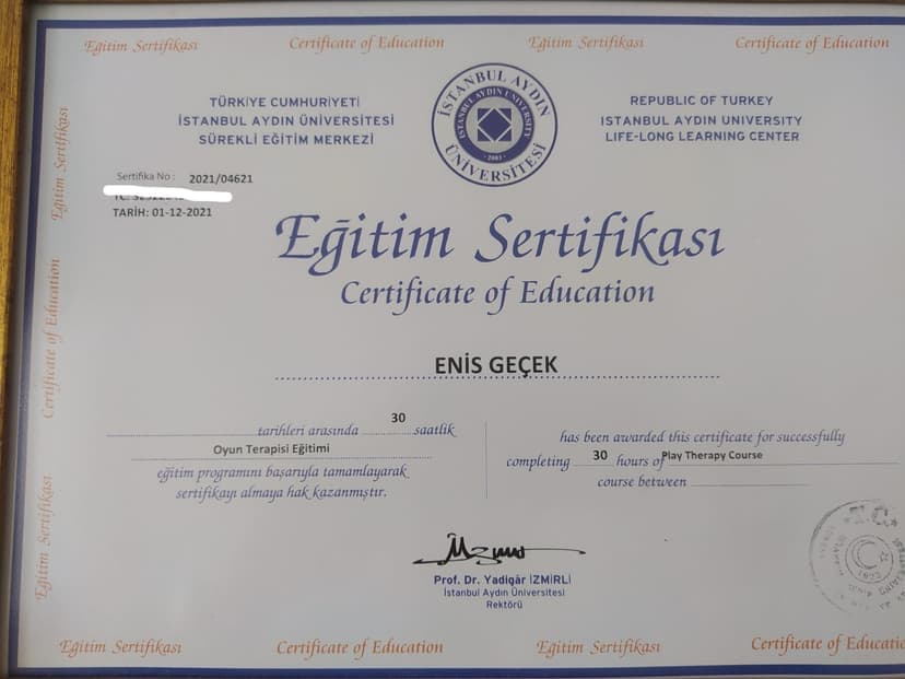 Sertifika / Diploma 3